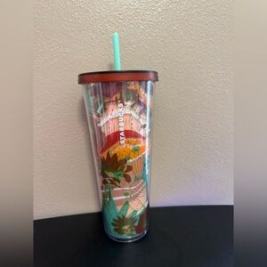 NWT 2019 Starbucks Terracotta Desert Cactus Succulent Venti 24 oz Tumbler Rare